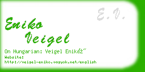 eniko veigel business card